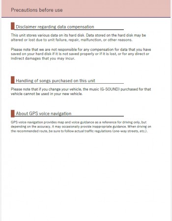 toyota mark x zio 2011 2012 2013 navigation & infotainment system manual